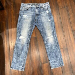 American Eagle acid wash next level flex slim DISTRESSED SIZE 34X30 Stretch